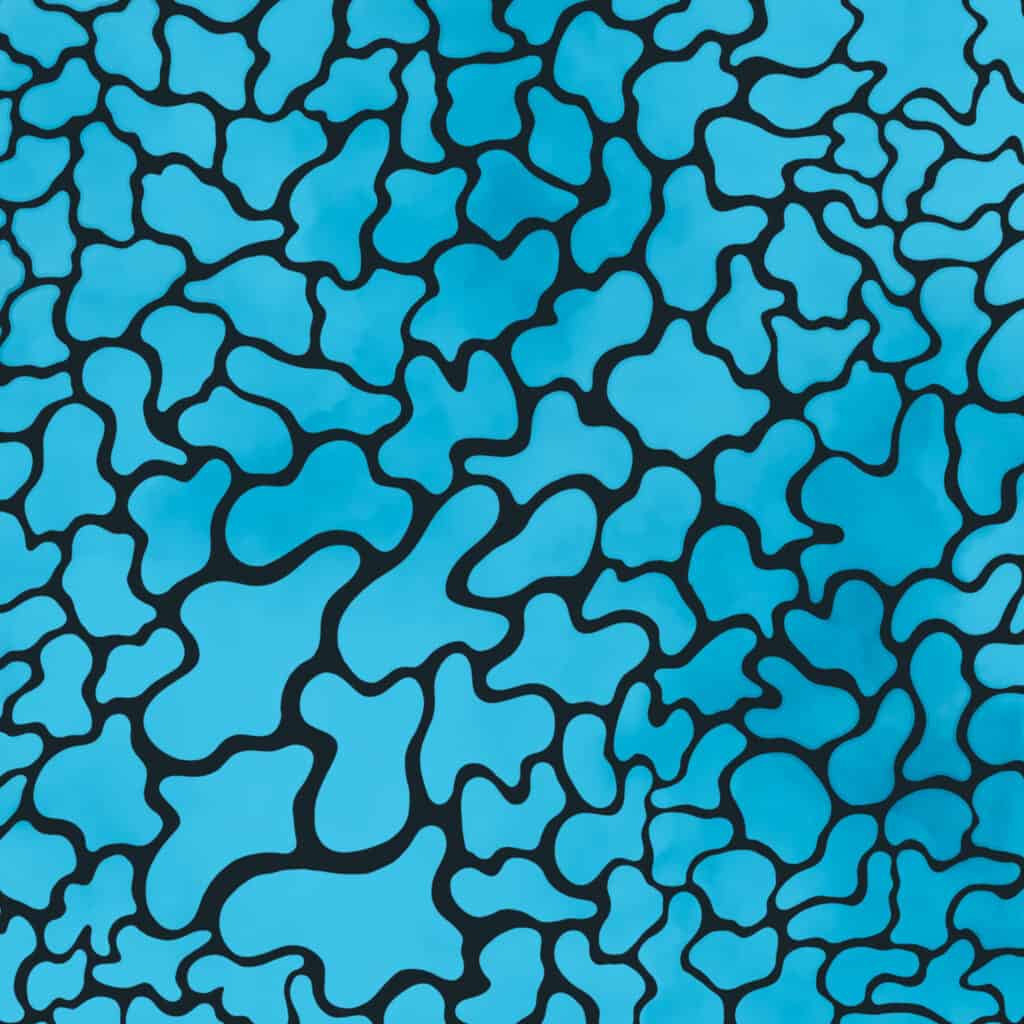Soft light blue pattern on dark background