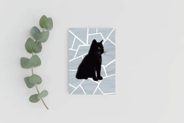 Kitten Postcard Greeting Card